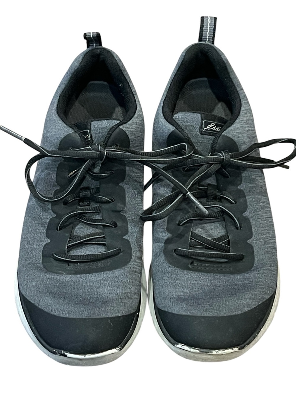 Eddie Bauer Women’s Cloudline Gray & Black Casual Lightweight Flexible Sneakers